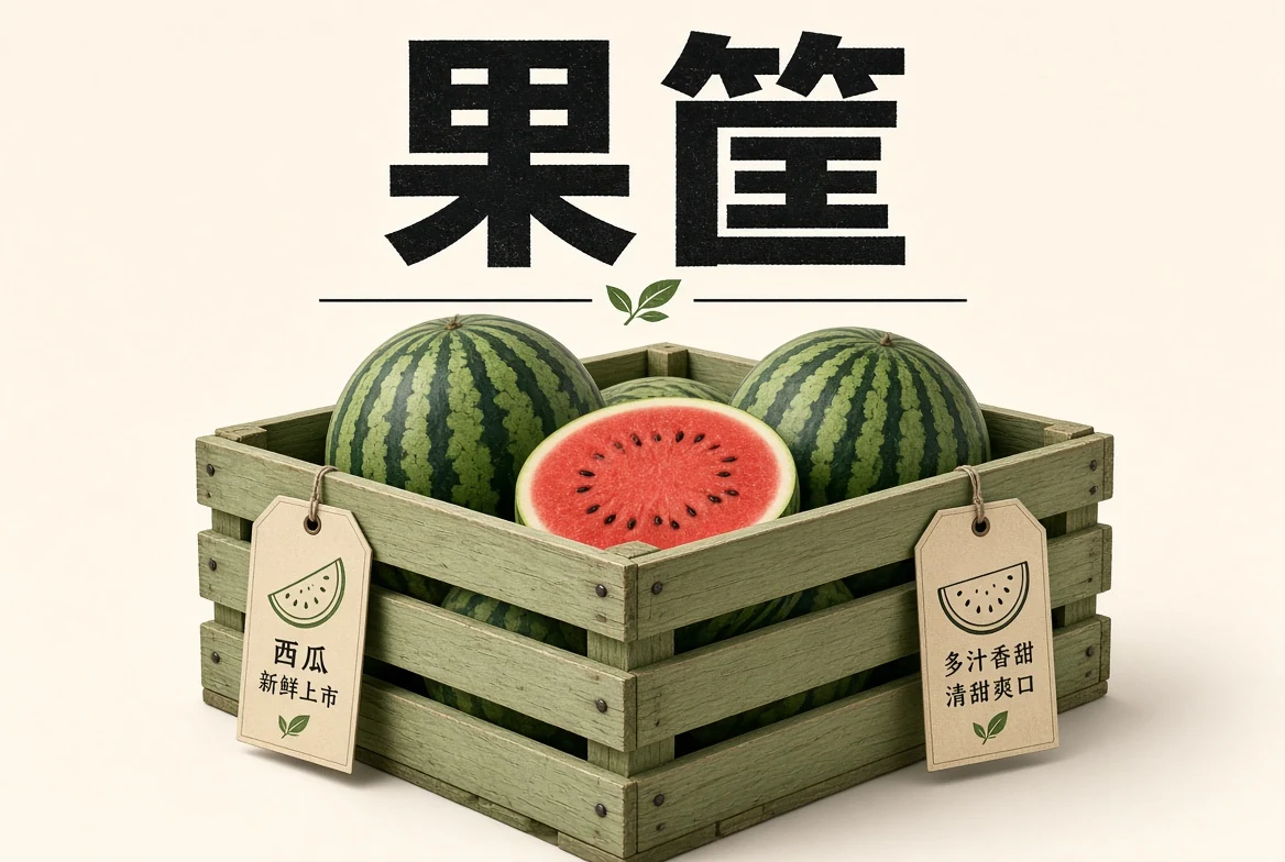 果筐栏目画面